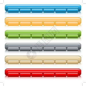 Web 按钮导航栏设计浏览器纽扣收藏网站灰色选项卡网页互联网白色背景图片