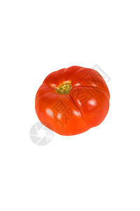 白色背景上孤立的西红柿蔬菜小吃剪裁活力水果红色食物美食图片