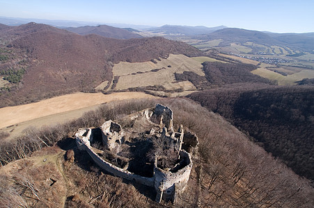 古旧城堡废墟图片