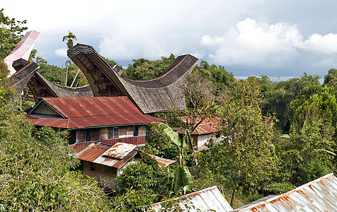 托拉贾传统村森林住宅遗产塔纳家庭村庄文化明星房子建筑学图片