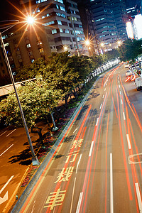 夜间的城市景色高清图片