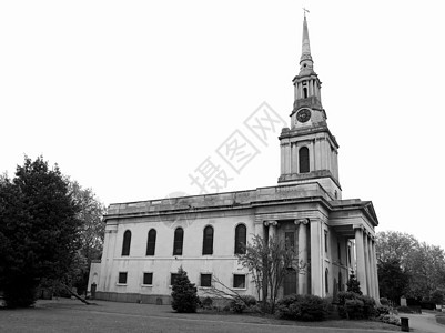 伦敦全圣教会教区黑色纪念碑大教堂建筑主场王国教会信仰白色图片