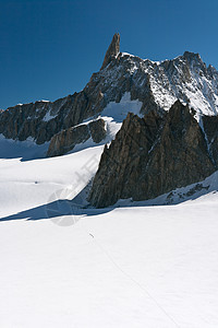 勃朗峰山峰全景岩石首脑山脉顶峰旅行运动天空登山图片