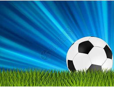 足球或草地足球 EPS 8沥青前锋罢工竞争游戏飞行场地插图白色蓝色图片