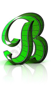 电影中的字母字母尺寸插图字体照片艺术印刷幻灯片项目磁带白色图片