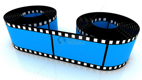 电影脱黑色边界工作室蓝色动画陷害相机磁带摄影卷轴图片