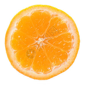 将多汁的橘仁减半图片