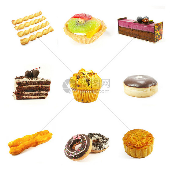 糕点和蛋糕烹饪烘烤白色奶油面包味道食物美食香草食品图片