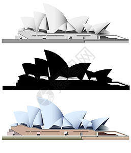 悉尼歌剧院     矢量图层建筑旅游旅行景观城市都市纪念碑歌剧构造图片