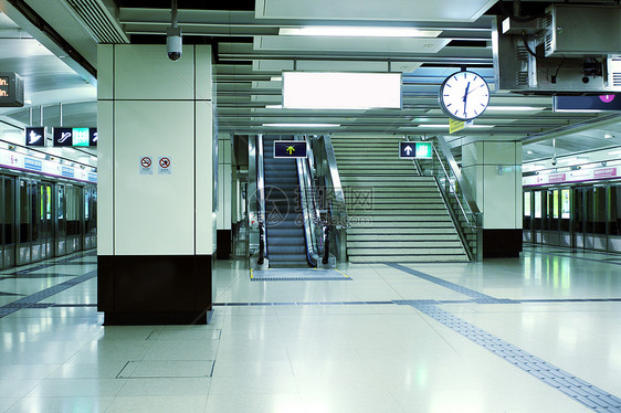 地下香港引擎火车铁路旅行蓝色运输运动技术车辆平台图片