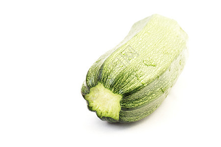 绿色的Zucchini 孤立在白色上植物饮食烹饪营养收成杂货店食物蔬菜美食图片