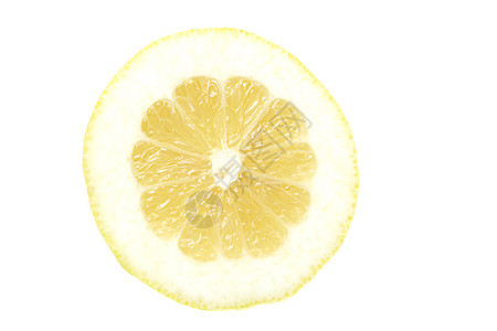 白上孤立的柠檬摄影水果宏观圆形白色黄色食物照片图片