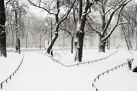 雪瀑上公园图片