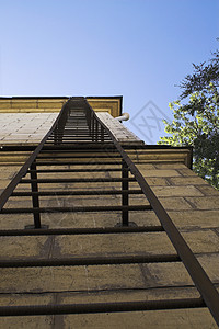 应急楼梯公寓住宅建筑学财产救援栏杆屋檐地面情况出口图片