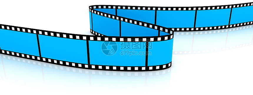 彩色3D空白薄膜zigzag视频电影链轮娱乐投影拍摄边界动画夹子相机图片