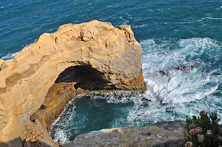 石拱门 澳大利亚大洋路日落岩石砂岩海滩国家明信片侵蚀石灰石吸引力海岸线图片
