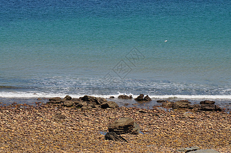 美丽的澳洲海岸 哈莱特湾 阿德莱德岩石石头地标公园海浪假期晴天海滩旅游支撑图片