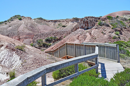 南澳大利亚州哈莱特湾保护公园的奇异岩层形成侵蚀公园蓝色气候荒野石头岩石旅行地理假期图片