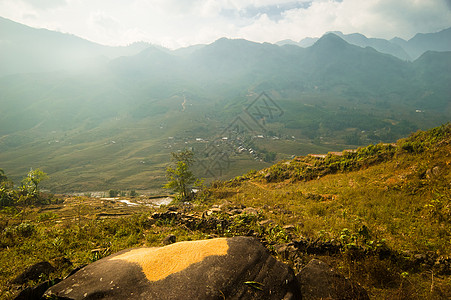 山区耕种图片