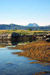 大西洋北部各岛屿假期悬崖旅行地平线海景支撑环境薄雾旅游岩石图片