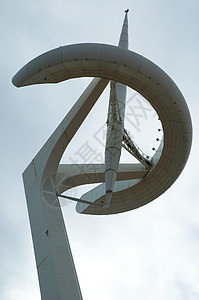 巴塞罗那奥林匹克公园电信塔台 由Sa设计旅行城市树木公园电讯村庄地标爬坡建筑旅游图片