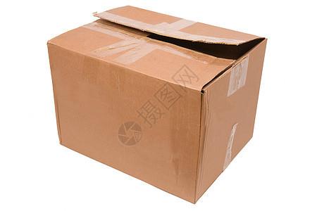 空白盒邮政邮件材料秘密纸板棕色隐藏产品盒子办公室背景图片