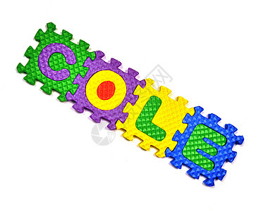 科尔库存蓝色股票免版税积木玩具字母紫色红色黄色图片