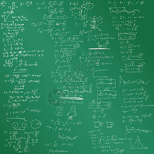 带有物理公式的矢量背景Name化学插图课堂笔记粉笔学生计算墙纸黑板图表图片