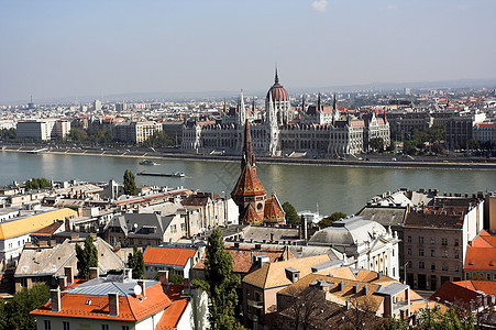 布达佩斯的全景图片