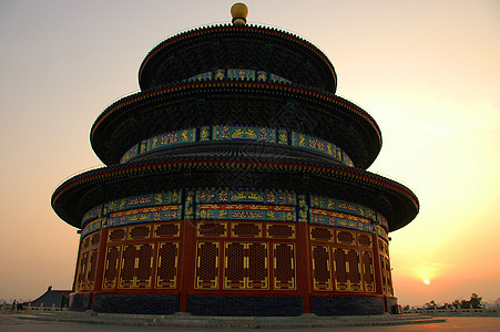 北京 天堂圣殿寺庙旅游旅行纪念碑文化日落观光地标胜地历史背景图片