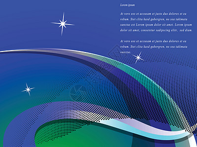 蓝色大浪背景艺术波浪星星样本透明度条纹夹子曲线舞蹈白色图片
