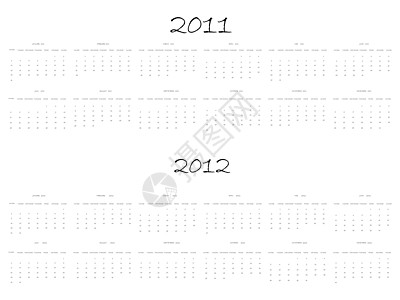 2011年和2012年日历艺术邮政记事本夹子标签插图笔记空白工作办公室图片