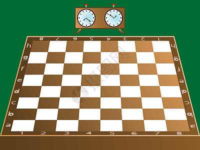 象棋棋盘和时钟城堡闲暇典当爱好骑士时间女王黑色木板游戏图片