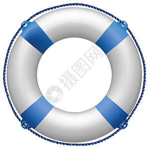 蓝色生命浮标巡航戒指航行安全导航救生圈航海空白救生衣橡皮图片