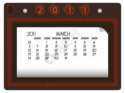 2011年3月 皮革编织奢华质量艺术衣服皮肤座位墙纸日历长椅图片