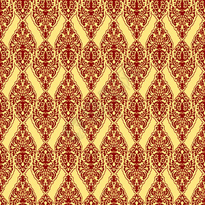 reddamask 纹理皇家红色装饰墙纸窗帘曲线丝绸织物布料风格图片