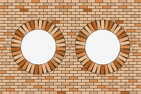 圆砖块窗口正方形城市建筑积木风化岩石艺术建筑学黏土窗户图片