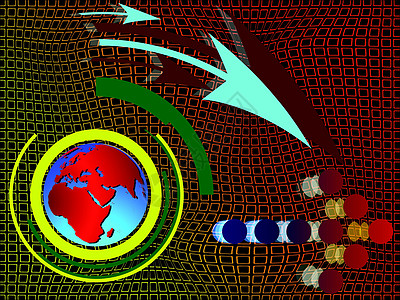 世界抽象模板Name耀斑技术活力插图运动优雅金融力量箭头地球图片