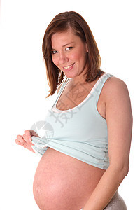 孕妇的微笑图片