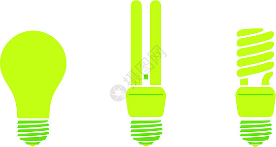 轻型散装节能环境活力绿色灯泡背景图片