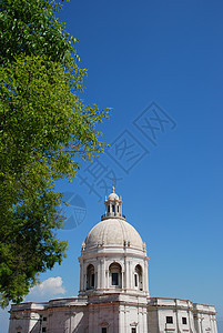 里斯本圣恩格拉西亚教堂宗教历史入口建筑学旅行城市教会大理石国家大教堂图片