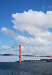 4月25日 葡萄牙里斯本桥旅行交通工程旅游地标金属历史性城市蓝色运输图片