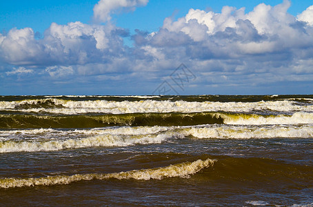 海上风暴天空力量飞溅海浪蓝色天气戏剧性海洋通道地平线图片