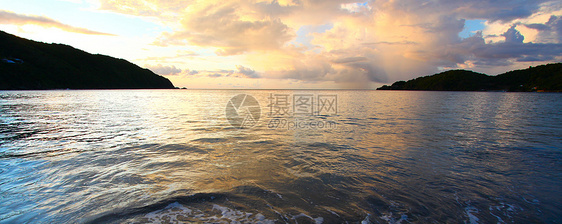 托尔托拉啤酒湾  BVI爬坡阳光场景酿酒师波纹岛屿太阳环境海浪旅行图片