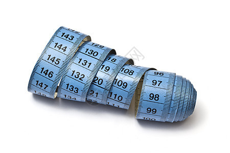 蓝带措施仪表饮食裙子织物螺旋圆圈测量厘米漩涡数字图片