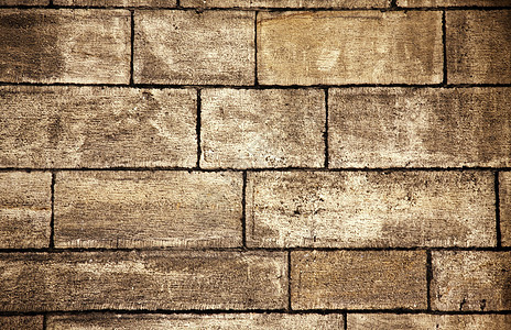 旧砖墙壁背景框架棕色水平岩石墙纸材料红色团体长方形石头图片
