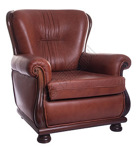 皮带扶手椅风格木头装潢棕色白色座位奢华古董装饰皇家图片