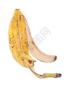 香蕉皮热带白色副产品风险危险水果灾难垃圾食物黄色图片