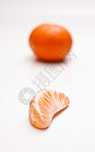 内白丁橙色环宏观水果生活背景图片