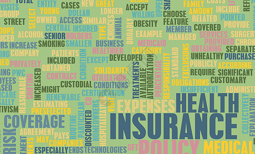 健康保险医疗保险政策并发症风险条款花费药品服务住院术语保险公司图片